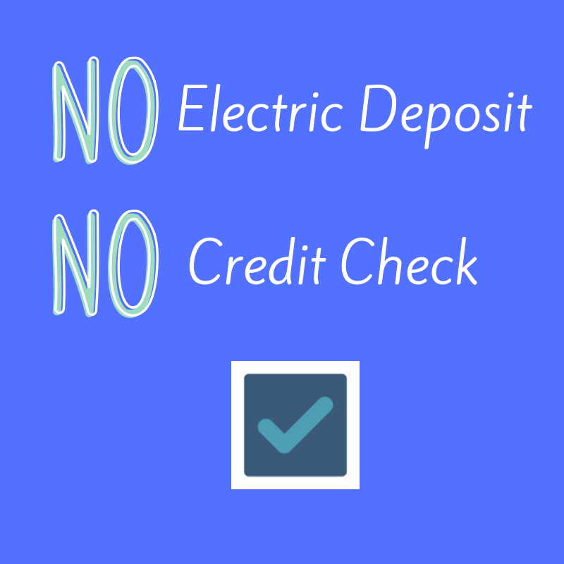 No Credit Check No Deposit Electricity