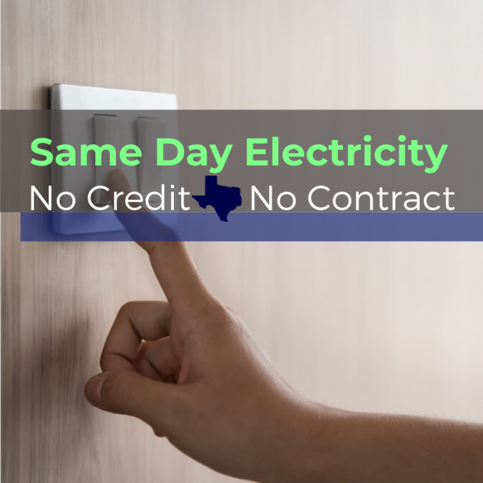 How to Get Electricity Turned on Same Day Prepaid Electricity